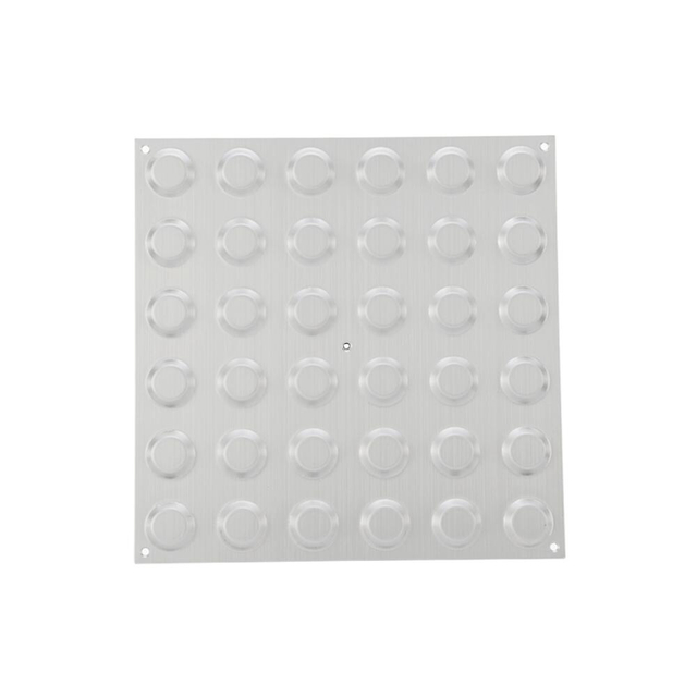 Mattes de carreaux tactiles en acier inoxydable Plaque antidérapante de 300✖300 mm RY-BS101