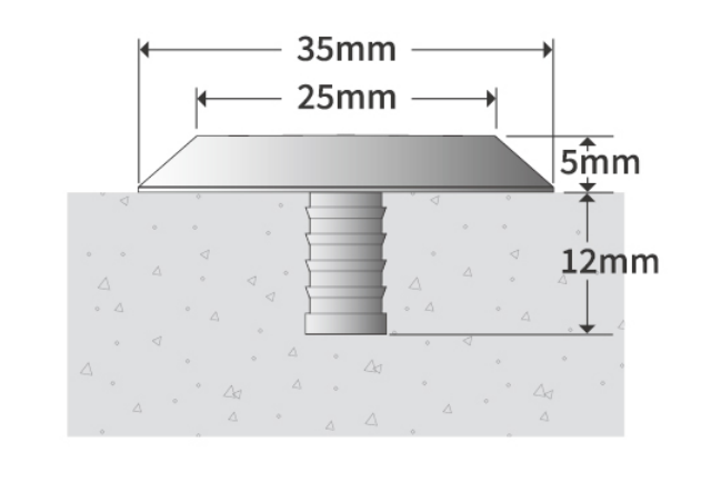 installation d'indicateur tactile