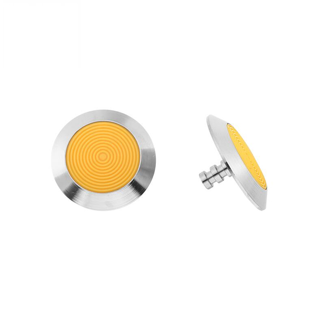 Indicateur Tactile en acier inoxydable de haute qualité, 35mm, avec insert en plastique/PU RY-DS108/118