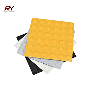 Tuile tactile en caoutchouc