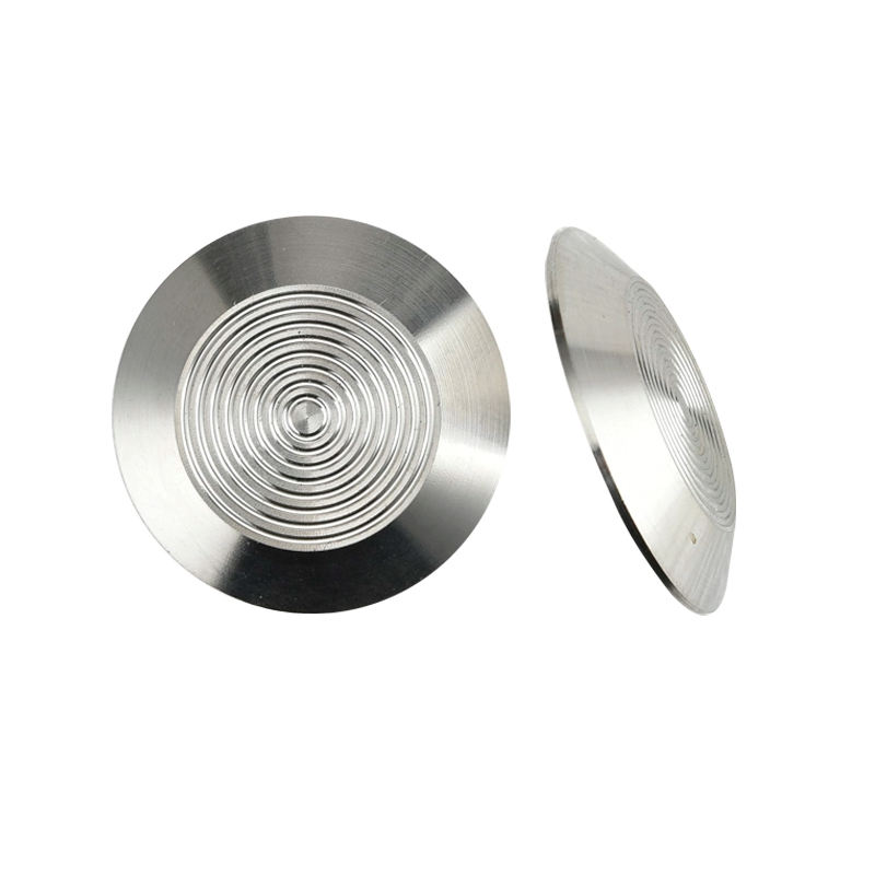 Indicateurs tactiles auto-adh&eacute;sifs en acier inoxydable, goujon de route de pavage