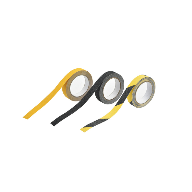 Bande réfléchissante antidérapante en Carborundum PVC/PET, auto-adhésive pour sol d'escalier de route RY-PE901